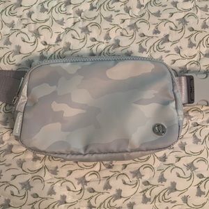 Lulu Lemon crossbody light CAMO bag